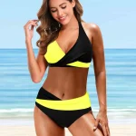 2022-Women-s-High-Waist-Swimsuit-Fashion-New-Design-Printing-Swimsuit-Two-Piece-Set-Bikini-Set