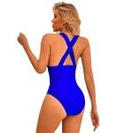 2023-New-Sexy-Mesh-Patchwork-Swimwear-Women-One-Piece-Women-s-Swimsuit-Female-Deep-V-neck