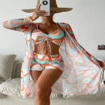 2023-Women-s-Bikinis-Trend-European-American-Swimsuit-Women-s-Three-piece-High-Waist-Long-sleeved
