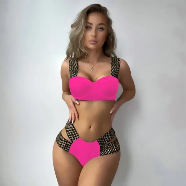 2024-New-Women-s-2PCS-Bandage-Push-Up-Padded-Bikini-Sets-Sexy-Ladies-Swimsuit-High-Waist-4