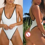 Women-s-Sexy-Swimwear-Sets-Underwear-V-Neck-Sports-Swimsuit-One-Piece-Beach-Bathing-Suit-Pool